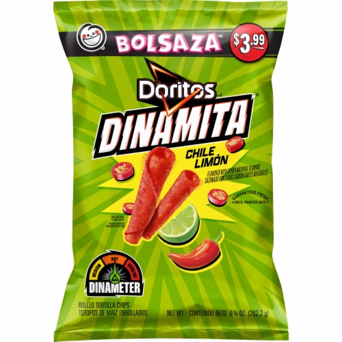 Doritos Dinamita Chili Limon Flavored Tortilla Chips, 9.25 oz Foods Co.
