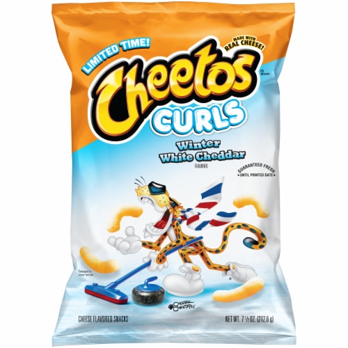 Cheetos White Cheddar Cheese Snacks Perspective: front