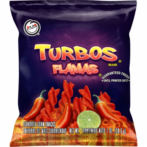 Sabritas Turbos® Flamas® Flavored Corn Snacks Perspective: front