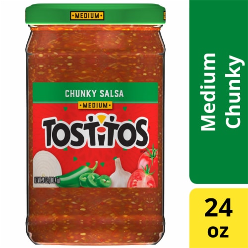 Tostitos Medium Chunky Salsa Dip Perspective: front