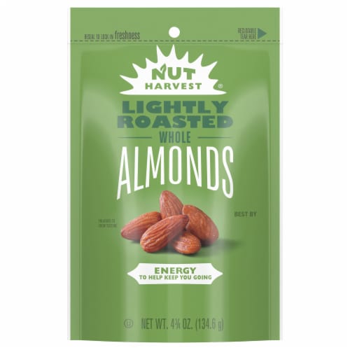 Nut Harvest® Lightly Roasted Almonds Perspective: front