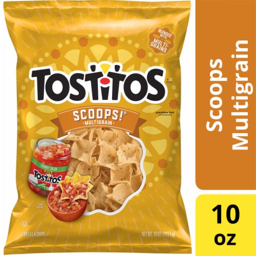 Tostitos® Scoops! Multigrain Tortilla Chips Perspective: front