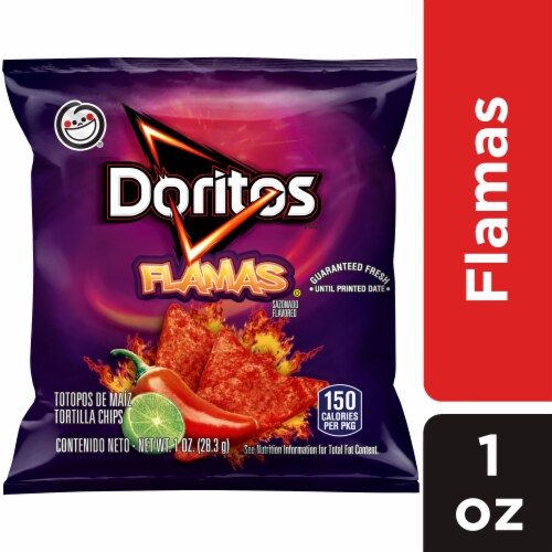Doritos Tortilla Flamas Chips Perspective: front