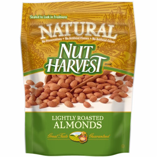 Nut Harvest Natural Lightly Roasted Almonds Perspective: front