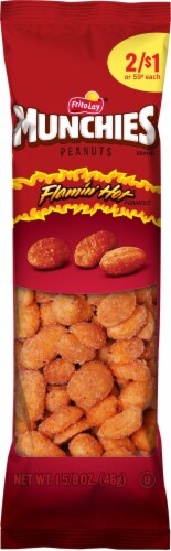Frito-Lay Munchies Flamin' Hot Peanuts Perspective: front