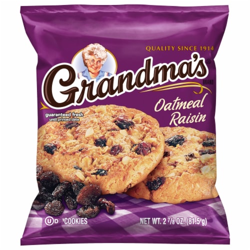 Grandma's® Oatmeal Raisin Cookies Perspective: front