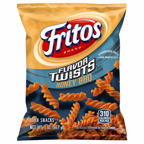Fritos® Flavor Twists® Honey BBQ Corn Snacks Perspective: front