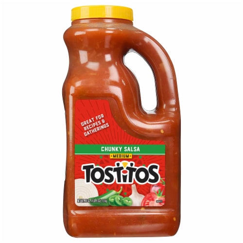 Tostitos® Medium Chunky Salsa Dip Perspective: front