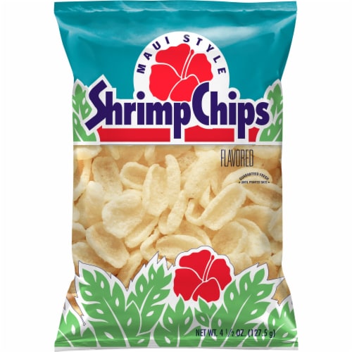 Maui Style Shrimp Chips Flavored Perspective: front