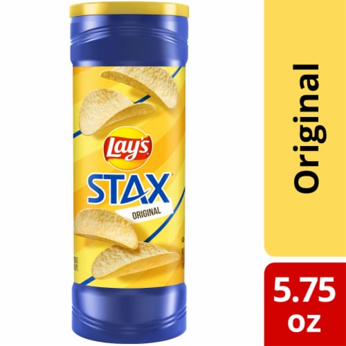 Lays® Stax Original Snacks Stacks Crisps Potato Chips Perspective: front