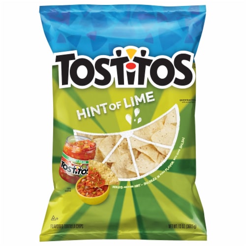 Tostitos® Hint of Lime Flavored Tortilla Chips Perspective: front