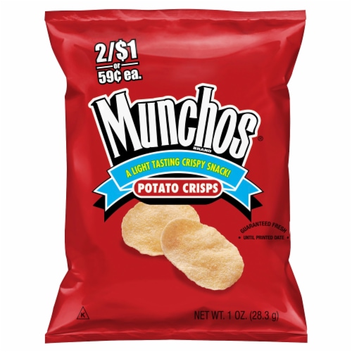 Munchos Potato Crisps Perspective: front