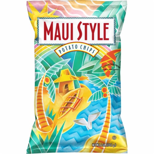 Maui Style Original Potato Chips Perspective: front