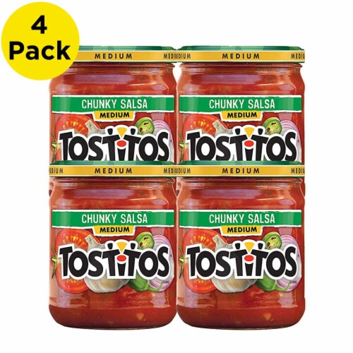 Tostitos Medium Chunky Salsa Case Perspective: front