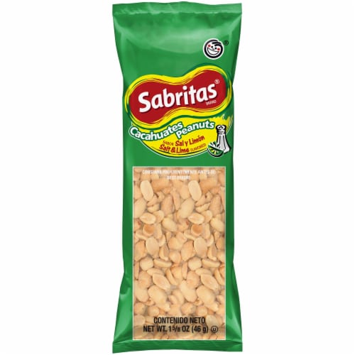 Sabritas Salt & Lime Peanuts Perspective: front