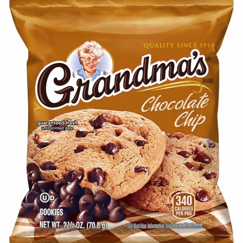 Grandma's® Chocolate Chip Cookies Perspective: front