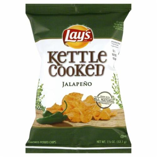 Lay's Kettle Cooked Jalapeno Chips, 1.875 Oz Kroger