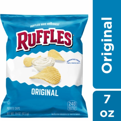 Ruffles® Original Potato Chips Perspective: front