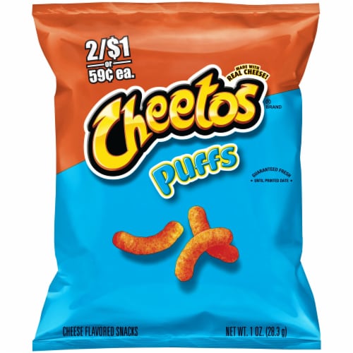 Cheetos Puffs Cheese Flavored Snacks Perspective: front