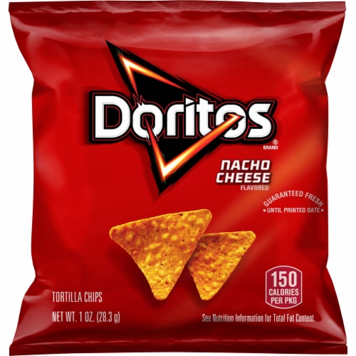 Doritos® Nacho Cheese Tortilla Chips Perspective: front