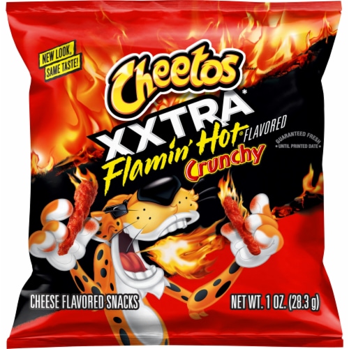 Cheetos Xxtra Flamin' Hot Crunchy Cheese Flavored Snacks, 3.5 oz - Kroger