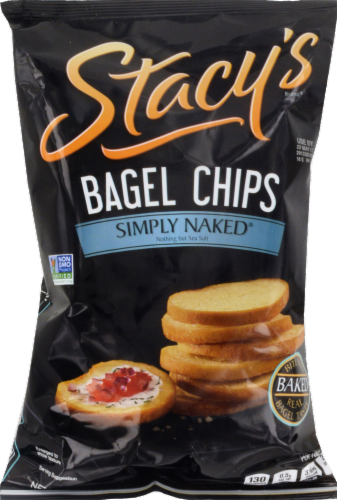Stacy's Simply Naked Bagel Chips Perspective: front