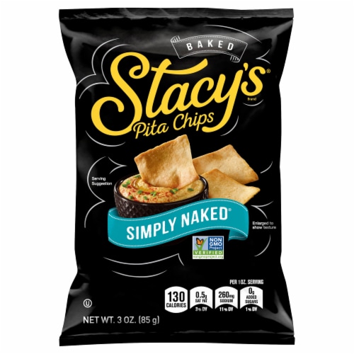 Stacy's® Organic Baked Simply Naked® Pita Chips Perspective: front