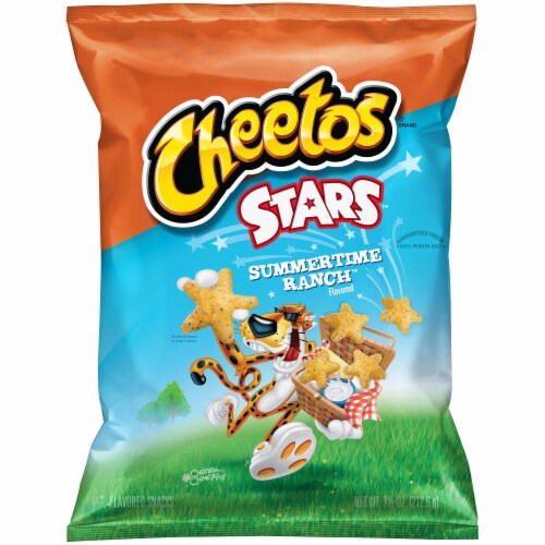 Cheetos Stars Summertime Ranch Cheese Flavored Snacks Perspective: front