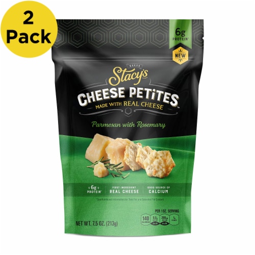 Stacy's Cheese Petites Parmesan with Rosemary Snacks Perspective: front