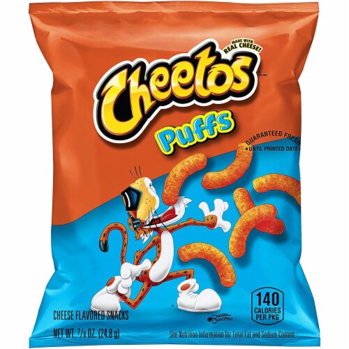 Cheetos Puffs Cheese Flavored Snacks 40 Count Perspective: front
