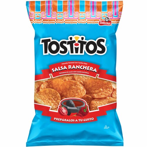 Tostitos® Salsa Ranchera Tortilla Chips Perspective: front