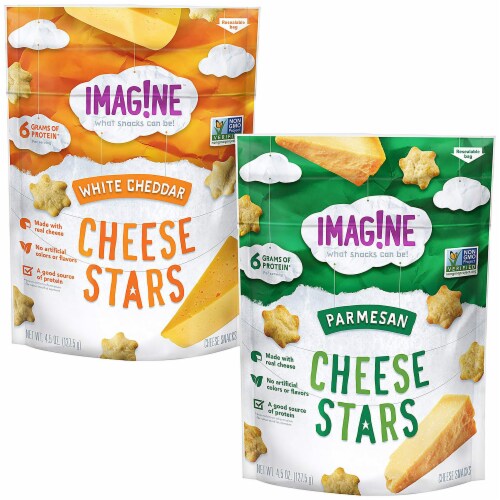 Imag!ne Cheese Stars Variety Pack 4 Count Perspective: front