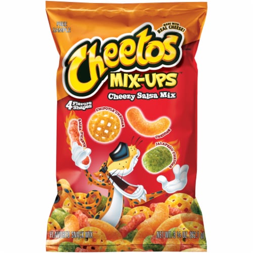 Cheetos Mix-Ups Cheezy Salsa Mix Flavored Snack Mix Perspective: front