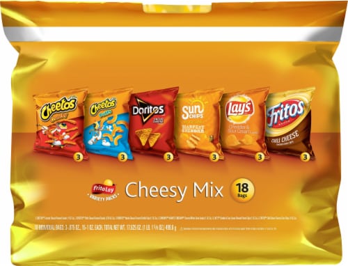 Frito-Lay Cheesy Mix Variety Pack Perspective: front