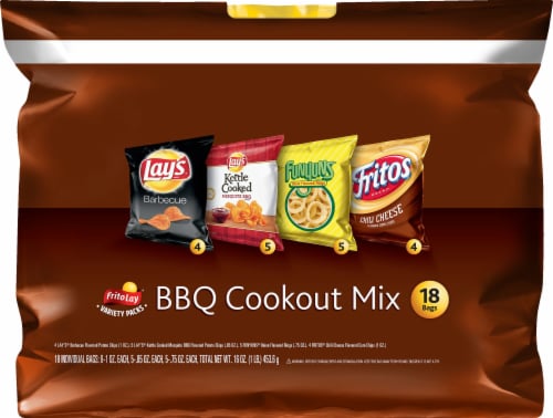 Frito-Lay BBQ Cookout Mix Variety Pack Perspective: front