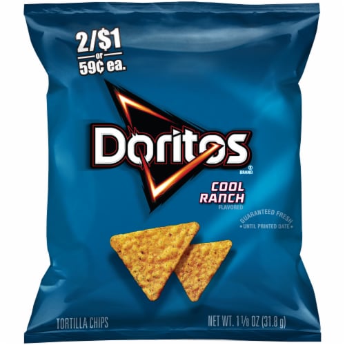 Doritos® Cool Ranch Flavored Tortilla Chips Perspective: front