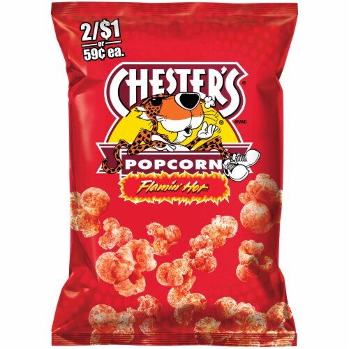 Chester's® Flamin' Hot Popcorn Perspective: front