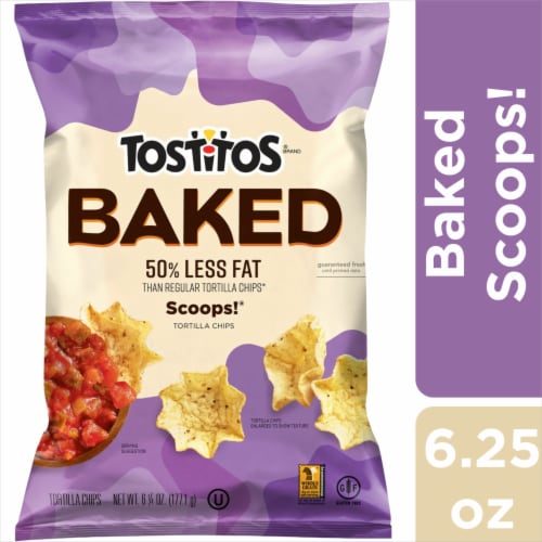 Tostitos® Baked Scoops Tortilla Chips, 6.25 oz - Food 4 Less