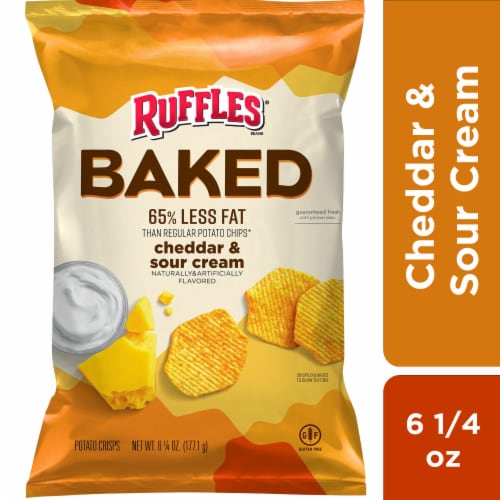 Ruffles® Baked Cheddar and Sour Cream Potato Chips