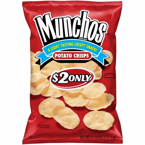 Munchos Potato Crisps Perspective: front
