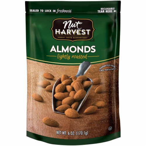 Nut Harvest Lightly Roasted Almonds Perspective: front