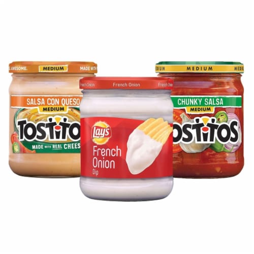 Tostitos Salsa and Lay's Dip Variety Pack (3 Pack) Perspective: front