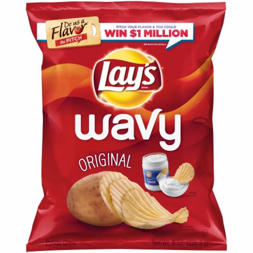 Lay's Classic Potato Chips 8 oz Lays