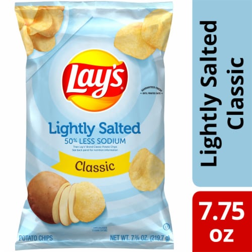 Lay's® Lightly Salted Classic Potato Chips Perspective: front