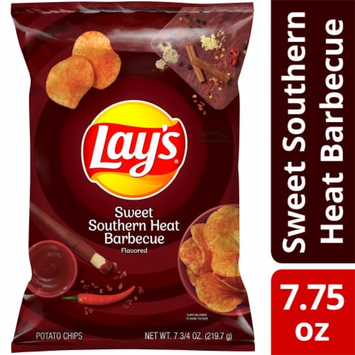 Lay's® Sweet Southern Heat Barbecue Potato Chips, 7.75 oz - Food 4