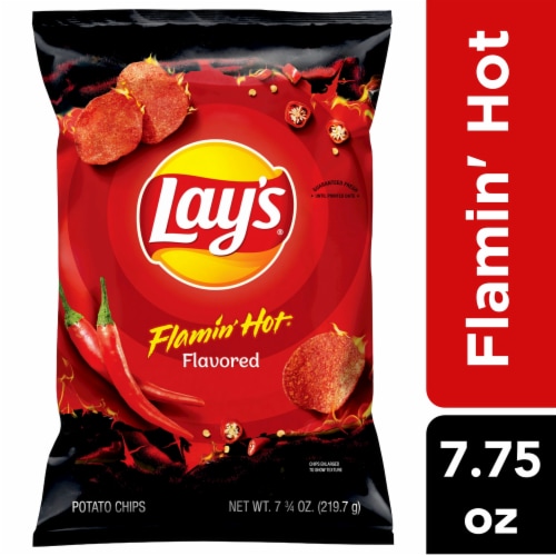 Lay’s Potato Chips Flamin’ Hot Flavor Snacks Bag