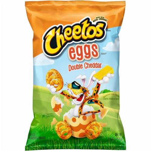Cheetos® Eggs Double Cheddar Cheese Flavored Snacks Perspective: front