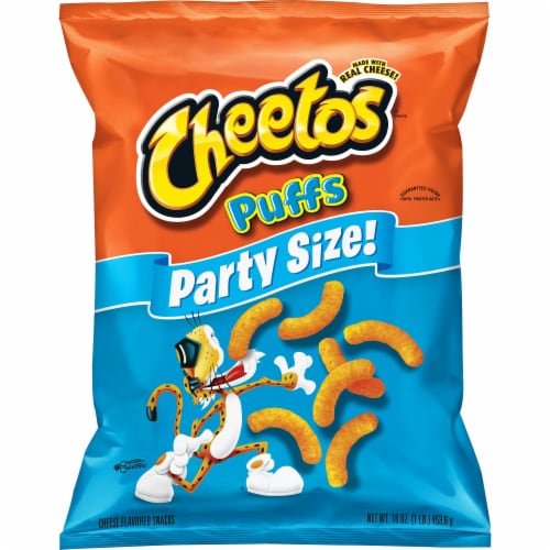 Cheetos® Puffs Cheese Flavored Snacks Party Size Perspective: front