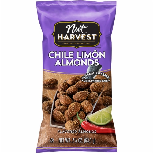Nut Harvest® Chili Limon Flavored Almonds Perspective: front