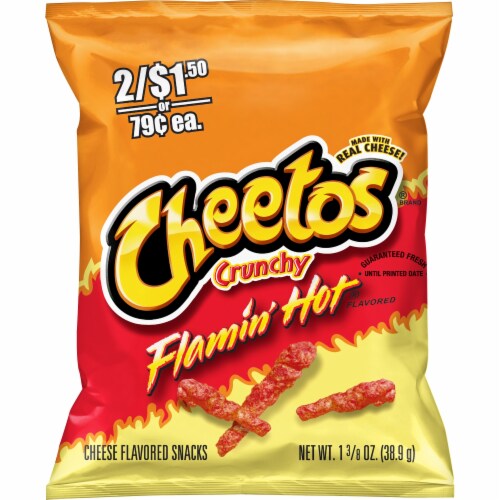 Cheetos® Flamin' Hot Limon Crunchy Cheese Flavored Snacks, 1 oz - Kroger